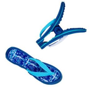 2PCS Beach Towel Clips, Jumbo Size Towel Clips for Chairs Cruise Patio and Pool Accessories