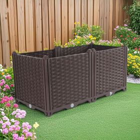 SOGA 2X 80cm Raised Planter Box  Bed Deepen