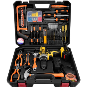 50 Pieces Of 21V Impact Lithium Drill Set STT-050A (Option: STT050A)